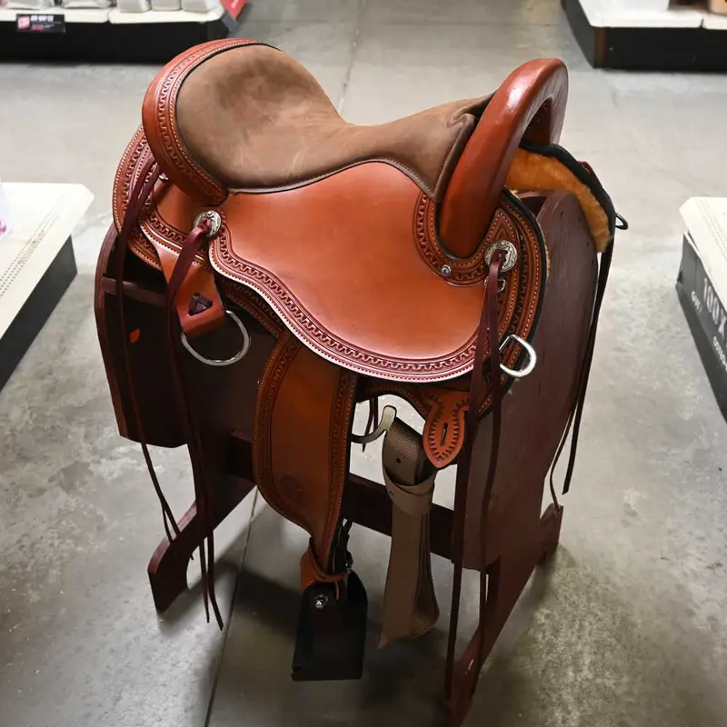 16" CIRCLE Y GREY FOREST ENDURANCE FLEX TRAIL SADDLE