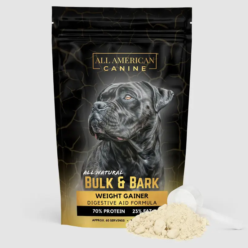 Bulk & Bark Weight Gainer + Digestive Aid Food Topper
