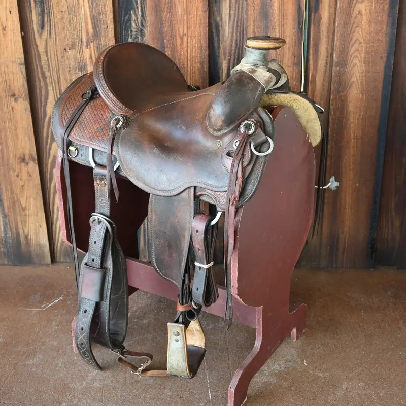 15" USED CRAIG LEWIS RANCH SADDLE
