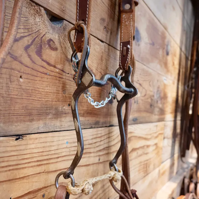 B. Brown Solid Port Bridle Rig