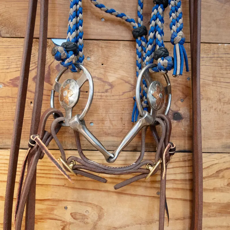 Ricky Trammell Locked O-Ring Snaffle Bridle Rig