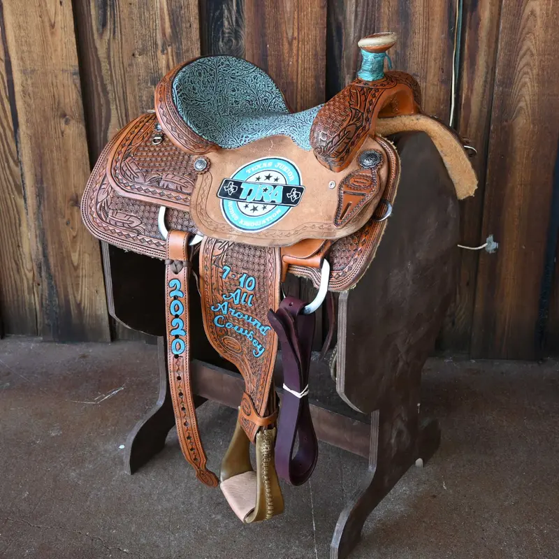 13" USED LOREDO TEAM ROPING SADDLE