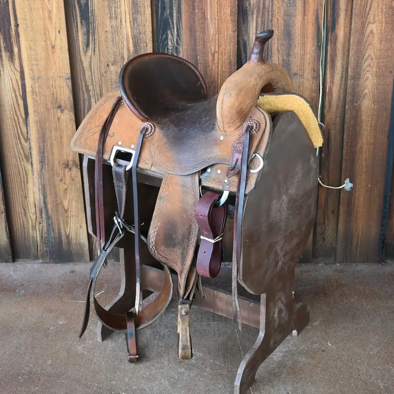 14" USED TODD JEYS BARREL SADDLE