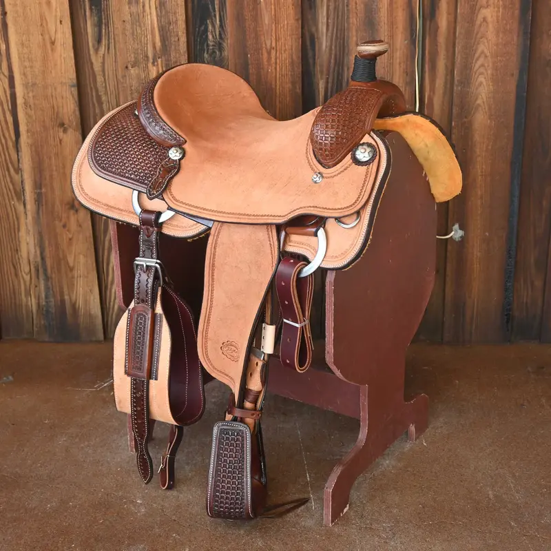 17" PATRICK SMITH TEAM ROPING SADDLE