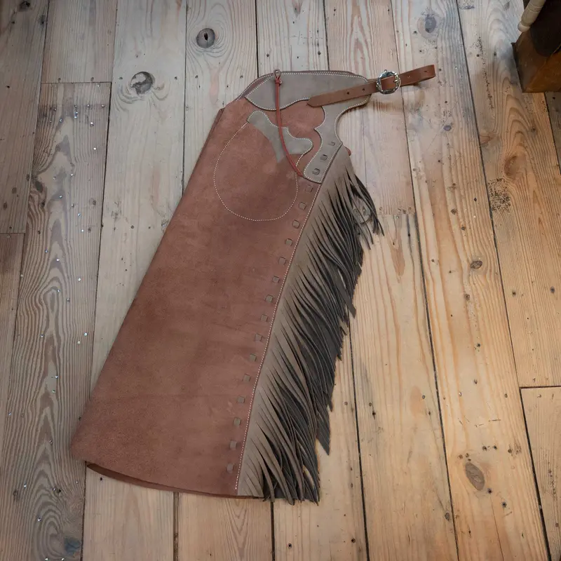 WLC Chocolate Roughout Stepthrough Chaps