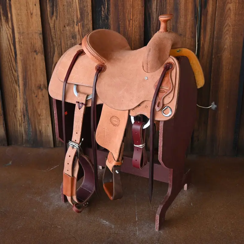 12.5" JEFF SMITH JUNIOR OLIN YOUNG TEAM ROPING SADDLE