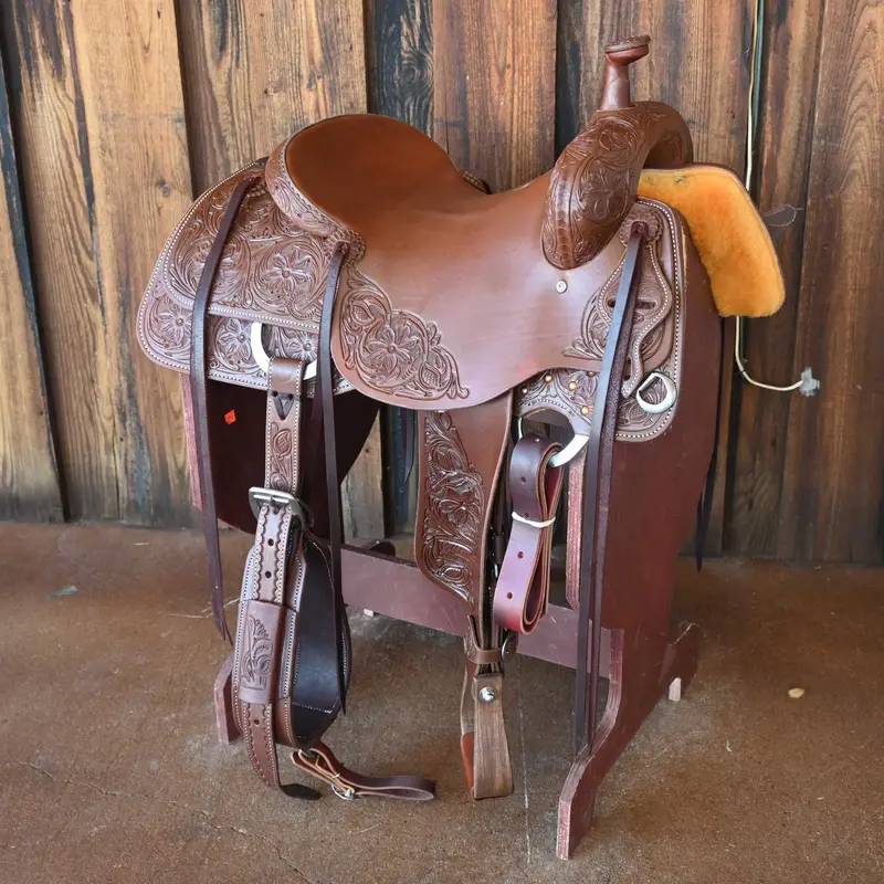 15.5" JEFF SMITH BEAU GALYEAN RANCH CUTTER SADDLE