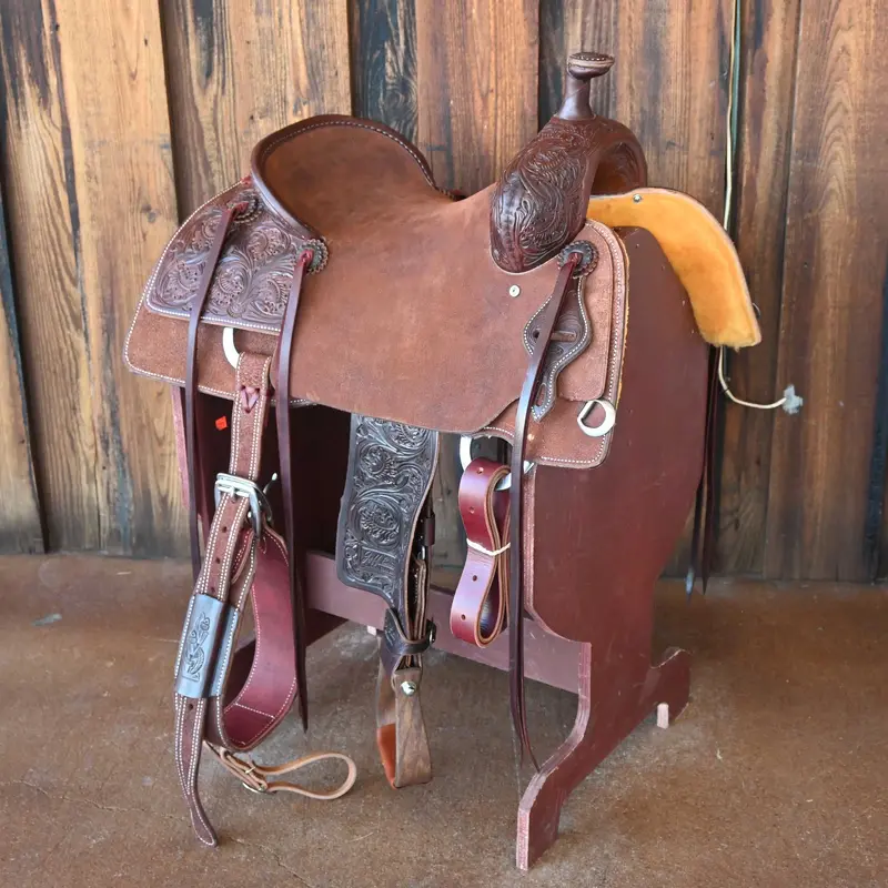 15.5" JEFF SMITH BUSTER WELCH RANCH CUTTING SADDLE