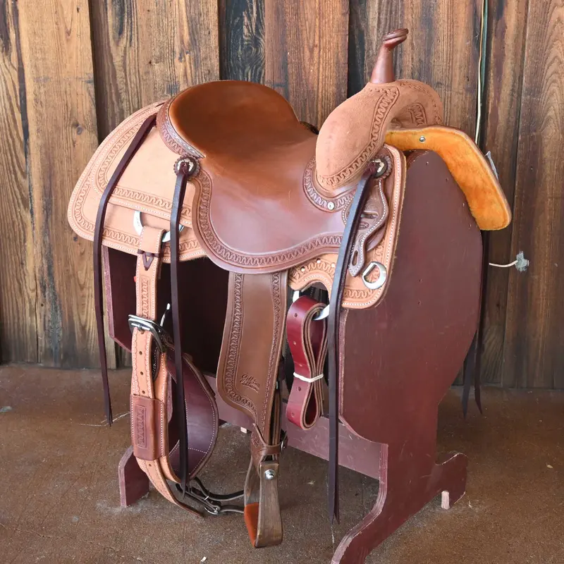 15" JEFF SMITH BEAU GALYEAN CUTTING SADDLE