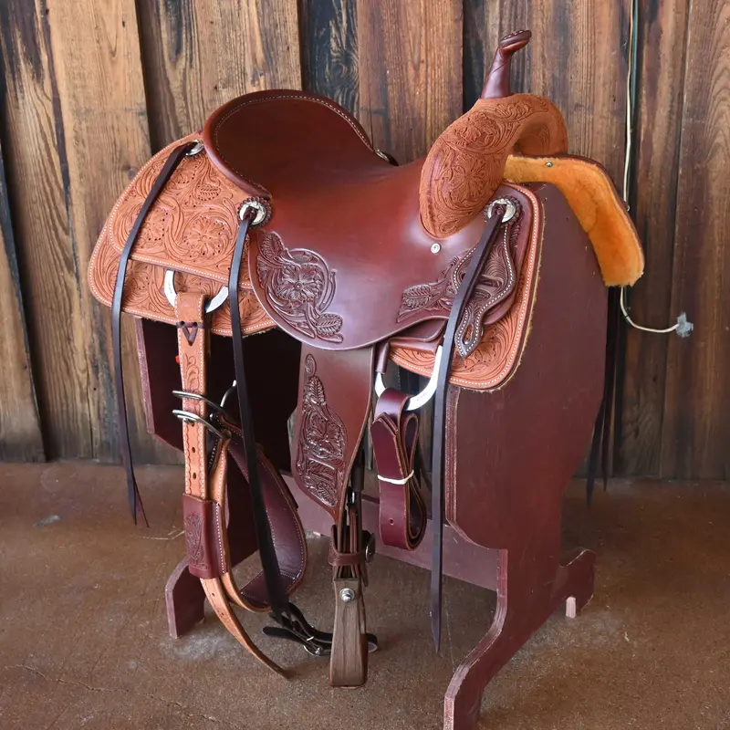 16" JEFF SMITH BEAU GALYEAN CUTTING SADDLE
