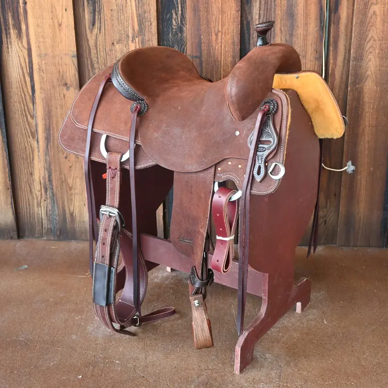 16" JEFF SMITH BUTSER WELCH RANCH CUTTER SADDLE