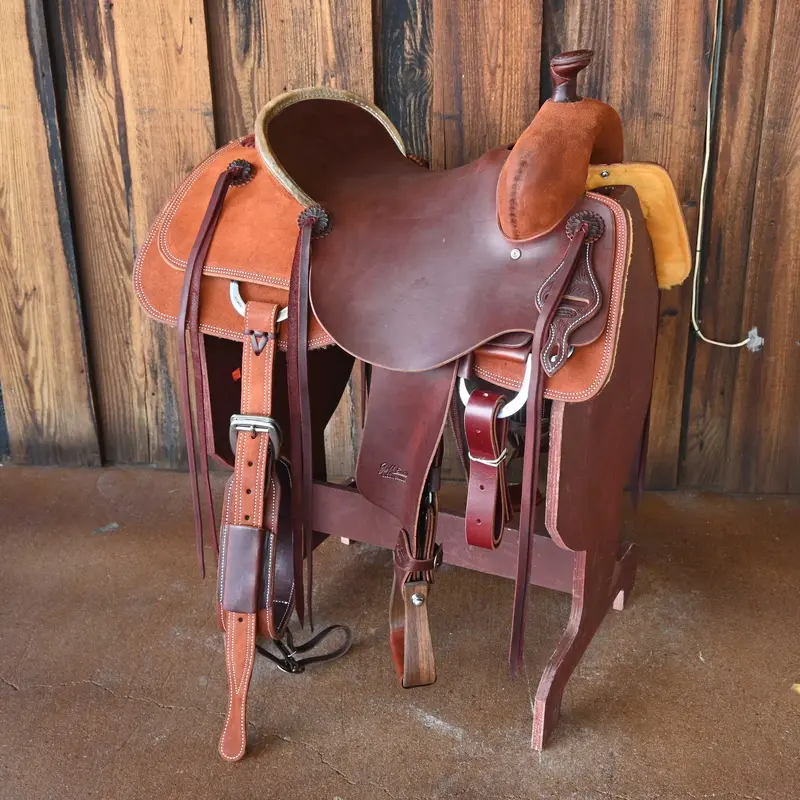 16" JEFF SMITH DON LESON COW HORSE SADDLE