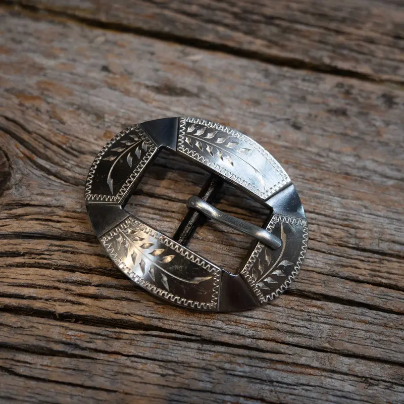 Wayne Dollar Silver Mounted 3/4" Headstall Buckle