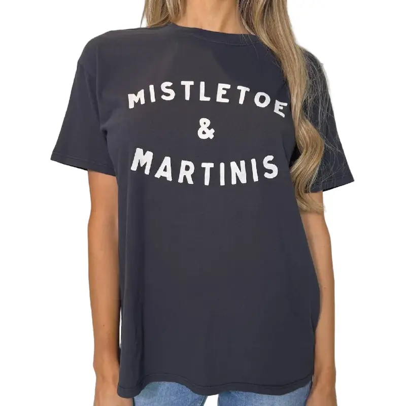 Z Supply Mistletoe Boyfriend Tee