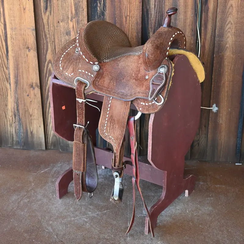 14" USED LOREDO BARREL SADDLE