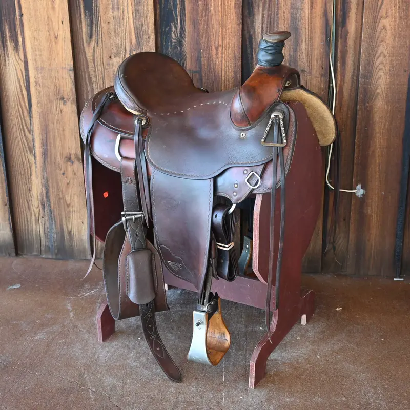 15.5" USED RICHARD OLIVER RANCH SADDLE