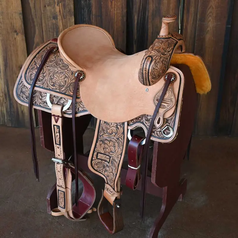 16" JEFF SMITH BEAU GALYEAN RANCH CUTTER SADDLE