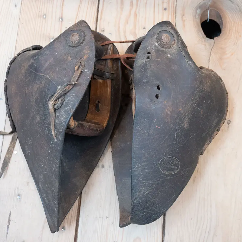 Vintage Original Stamped "King Ranch" Tapaderos