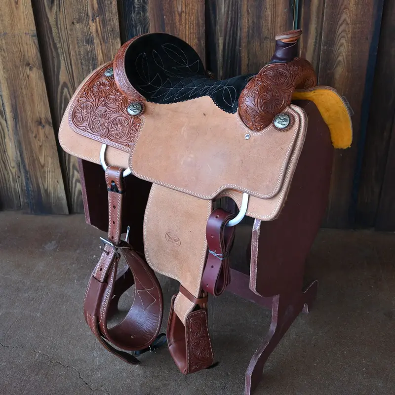 14.5" CACTUS TREVOR BRAZILE CALF ROPING SADDLE