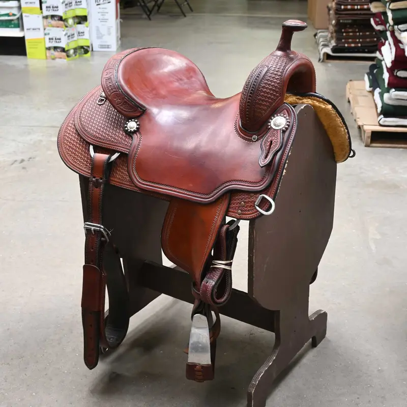 16" USED ALLEN RANCH RANCH CUTTER SADDLE