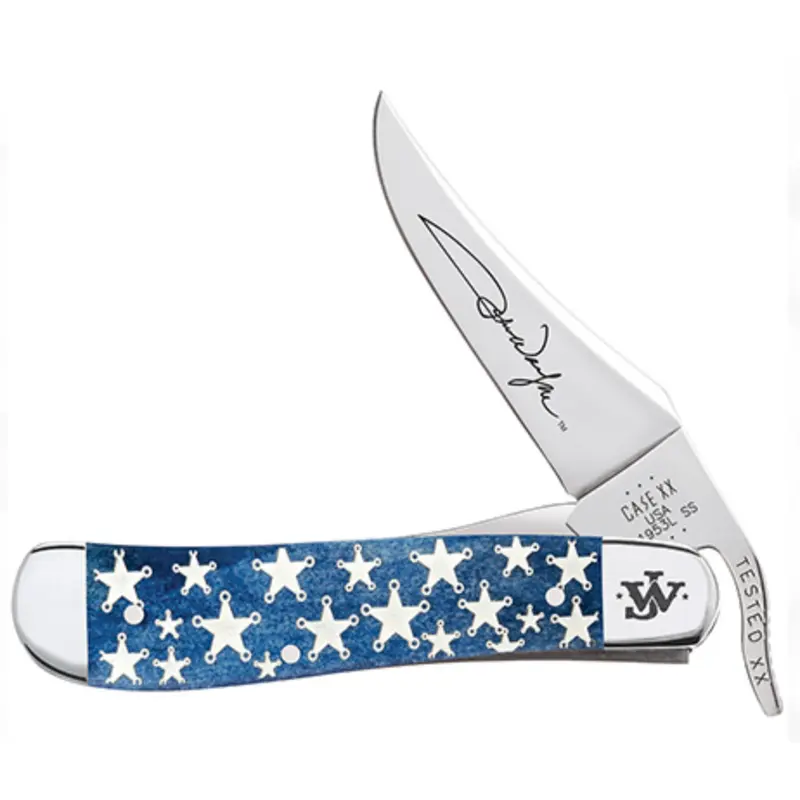 John Wayne Navy Blue Bone Smooth Russlock