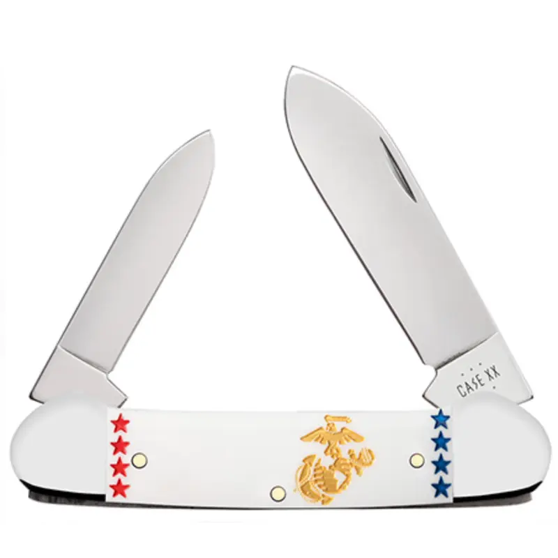 USMC White Synthetic Smooth Cane