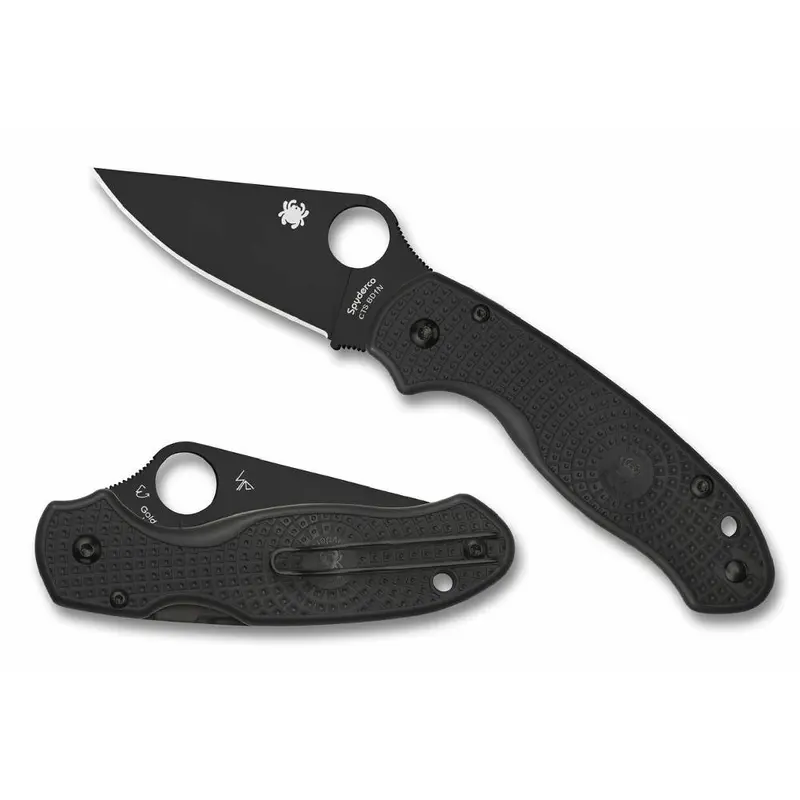Spyderco Para 3 Black Blade Plainedge