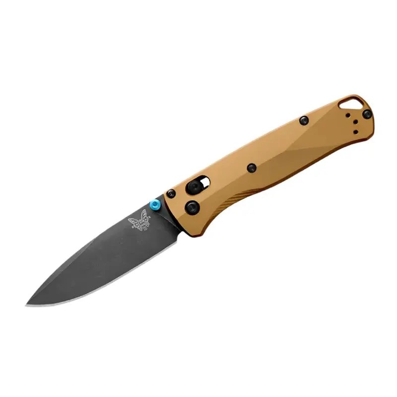 Benchmade Bugout Burnt Brass Aluminum