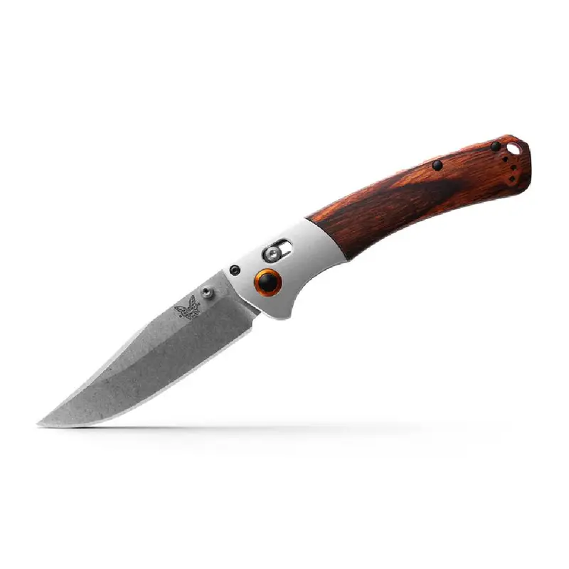 Benchmade Crooked River Axis, Folder Stud, Wood
