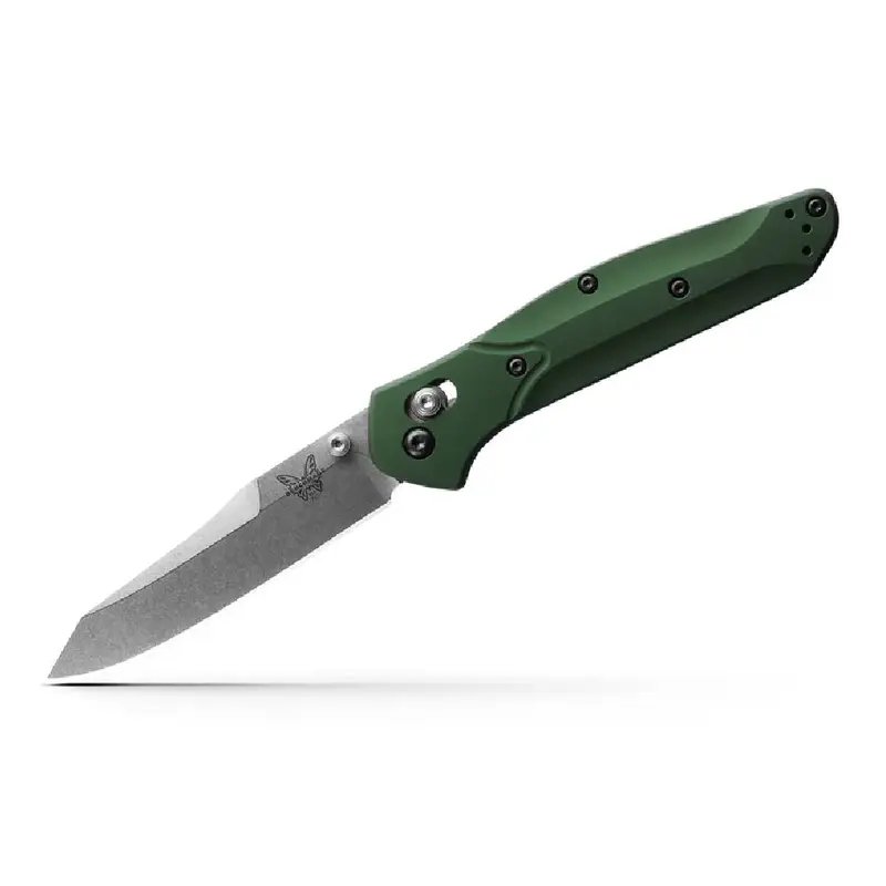 Benchmade Osborne Green Aluminum