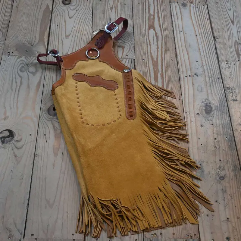 Medium Roughtout Tan Chinks