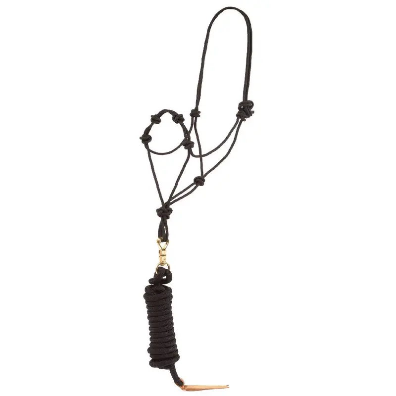 Knotted Training Halter with Horsemanship Lead