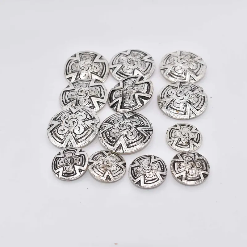NEW Sterling Cross Concho Set Of 12