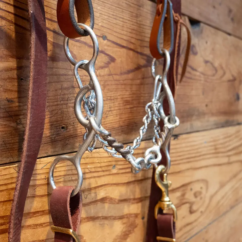 Twisted Wire Dog Bone Bit Bridle Rig