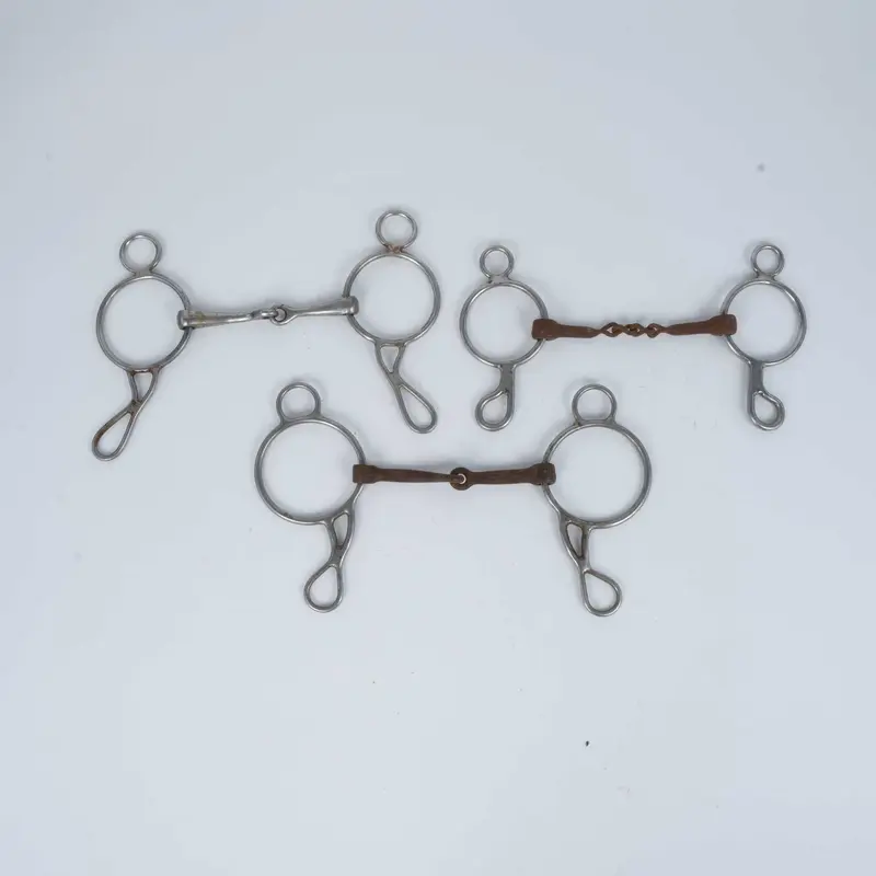 Used Assorted Snaffle Bits Set Of 3