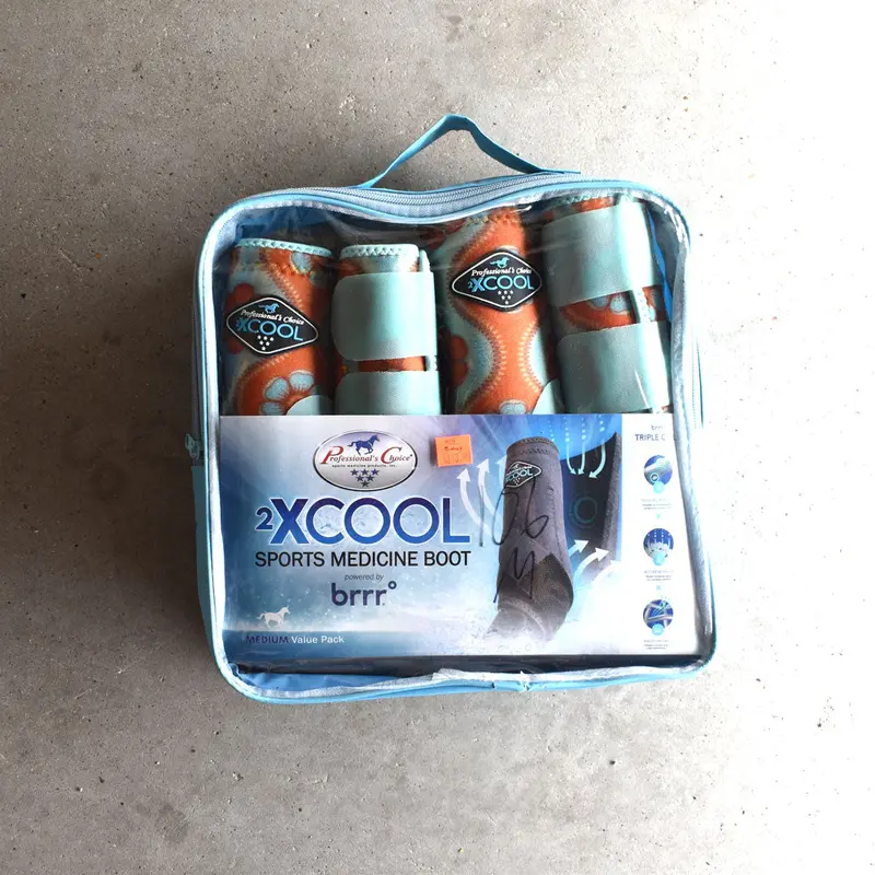 NEW Professional Choice 2xCool Sports Medicine Boots 4 Pack Flower Print