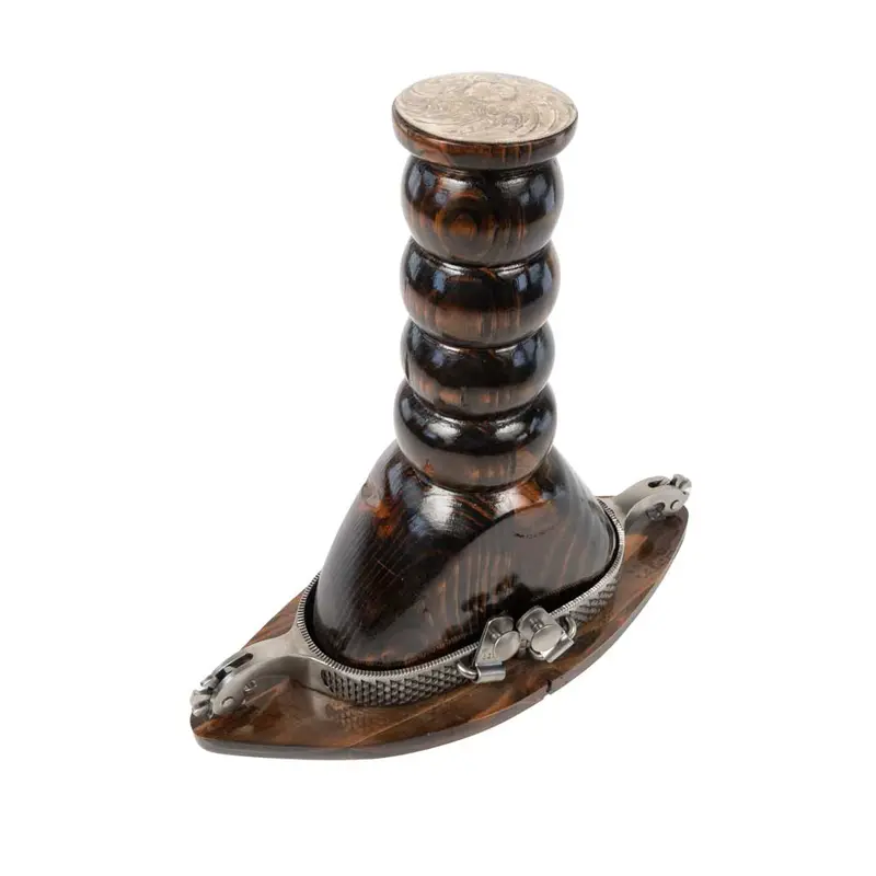 NEW SPUR DISPLAY STAND CUSTOM SILVER CONCHO ON TOP