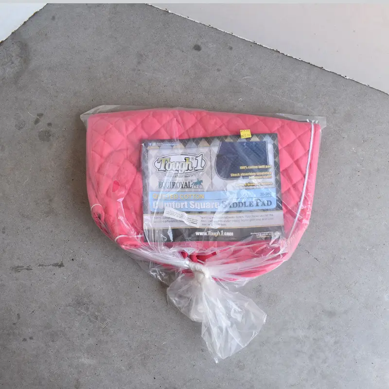 NEW Tough 1 Comfort Square Saddle Pad