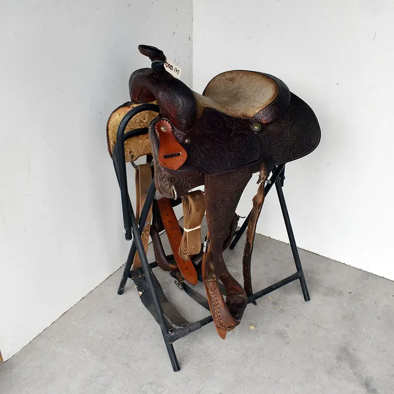 Used 14.5" Non-Rider Decor Only Saddle