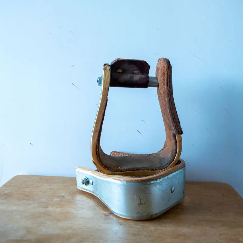 Used Wooden Stirrups With Rough out Half Tops