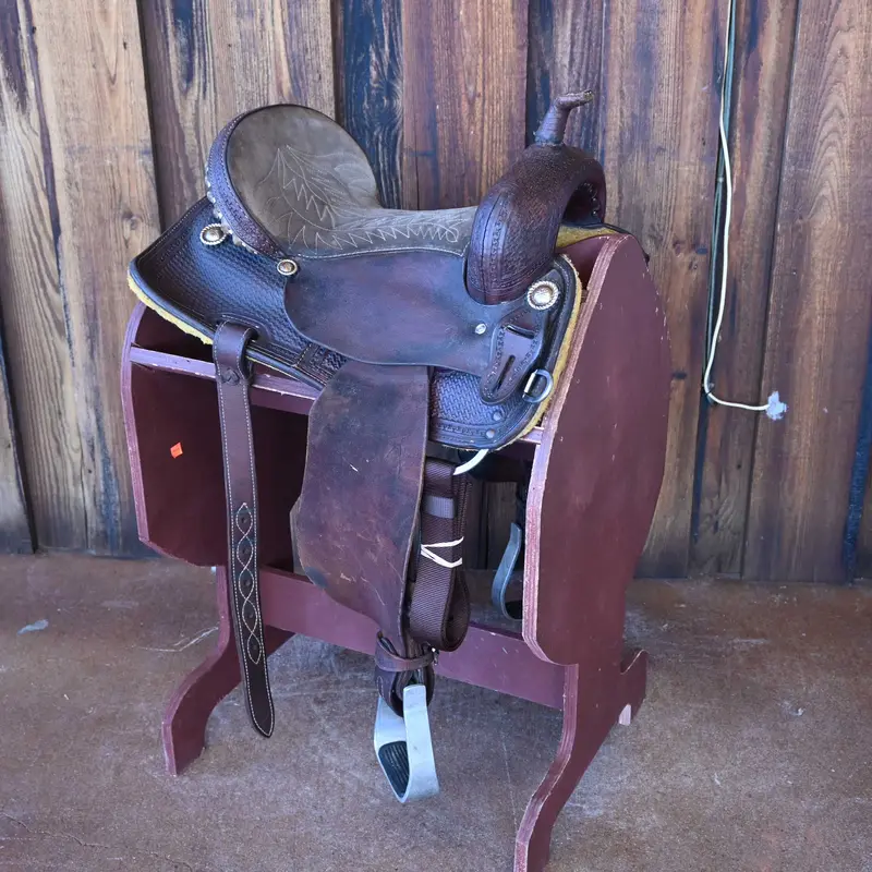 14" USED CORRIENTE BARREL SADDLE