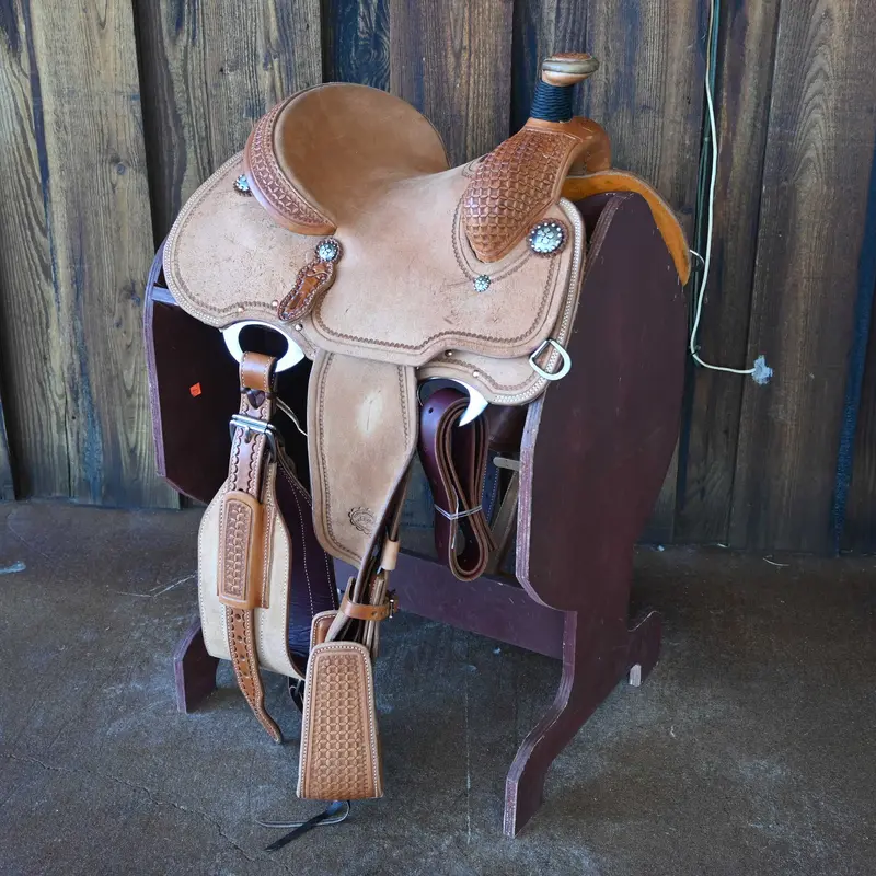 12" PATRICK SMITH TEAM ROPING SADDLE