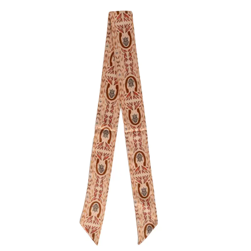 Western Harvest Twilly Scarf Dusty Rose