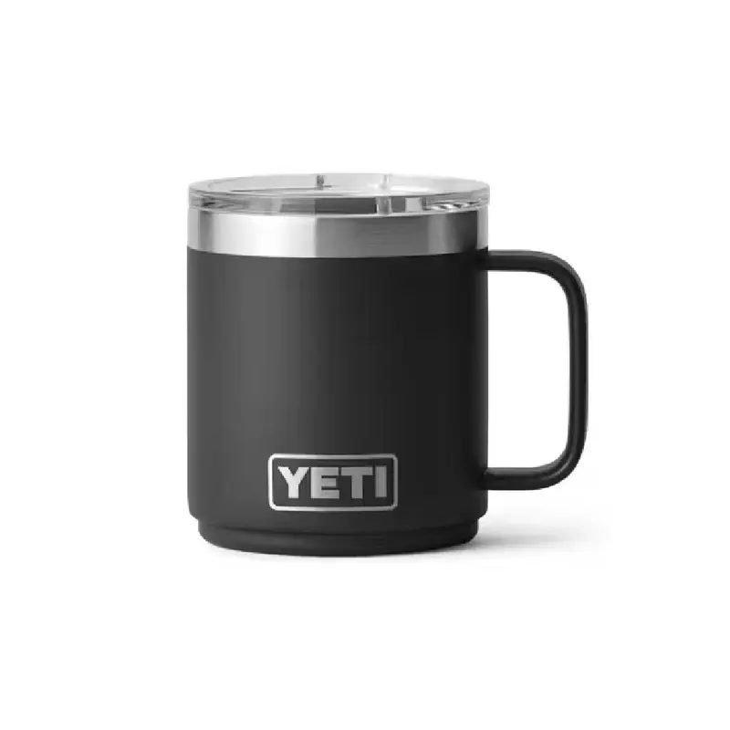 Yeti Rambler 10oz Stackable Black Mug