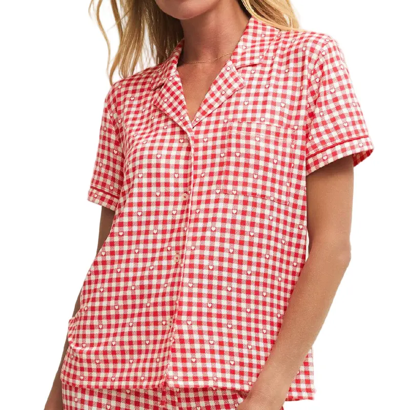 Z Supply Gingham PJ Top