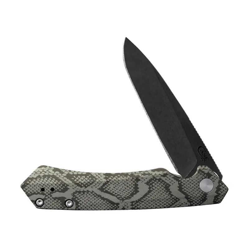 Embellished OD Green Anodized Aluminum Kinzua with DLC Spear Blade