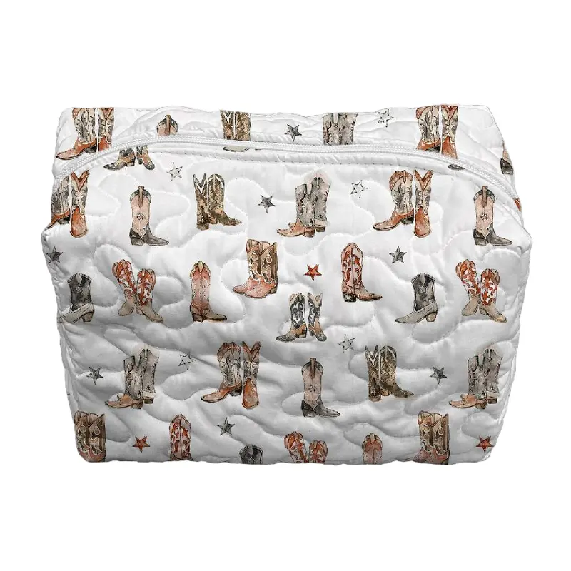 Thunderbird Boots Neutral Makeup Bag