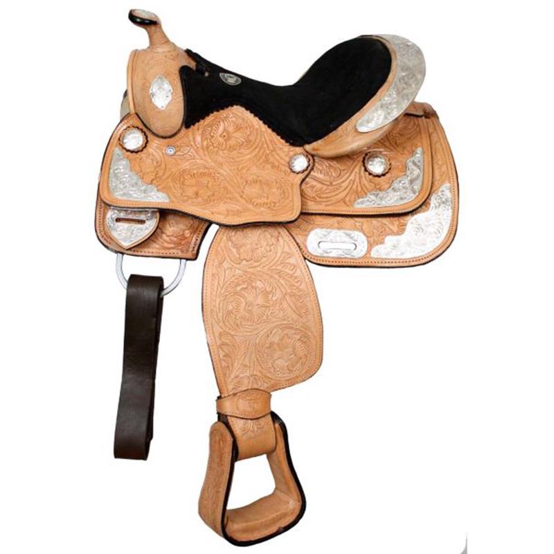 Double T Fully Tooled Youth Pony Show Saddle