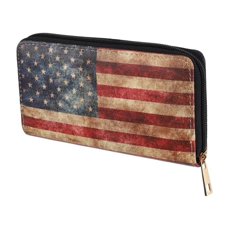 American Glory Zipper Wallet