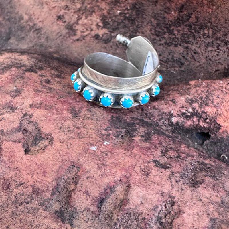 "Brynn" Turquoise Feather Ring